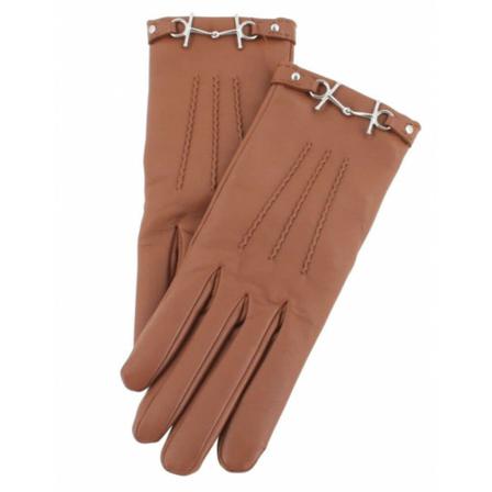Hermès Vintage Pre-Owned Gloves in brown lamb and cashmere T.7 Brun, Dame Vintage Accessories, Størrelse: ONE Size