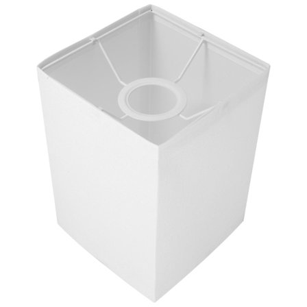 Lampeskærme Stor Lampeskærm Elegant Design Stof Jern Rum Atmosfære Forbedring Hjem Soveværelse Kontormiljøer 1-pak Hvid