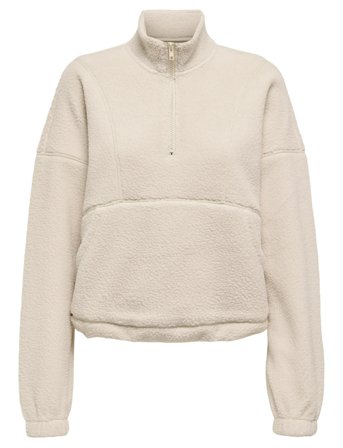 Only Play Onpmon Hn Hz Pullover Teddy Swt - Cream - L