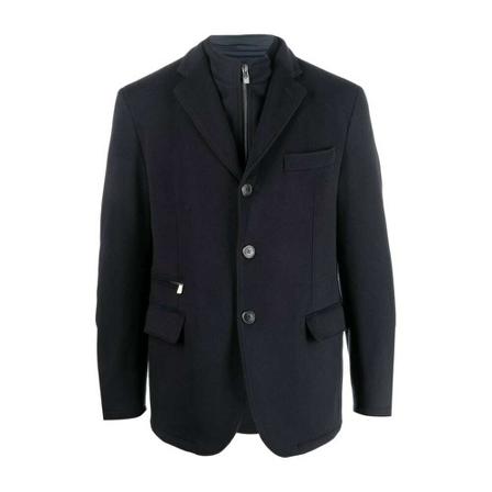 Corneliani, Formal Blazers Blauw, Heren, Maat:L