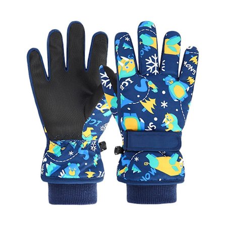 Vandtætte skihandsker til børn, stænktætte, varme og bløde handsker til drenge og piger