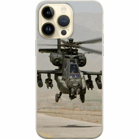 Apple Iphone 14 Pro Max Genomskinligt Skal Ah-64 Apache Attack
