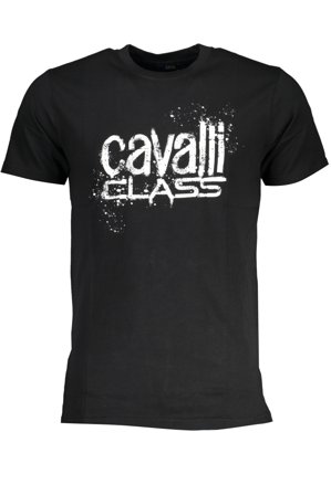 Cavalli Class T-shirt Maniche Corte Uomo Nero