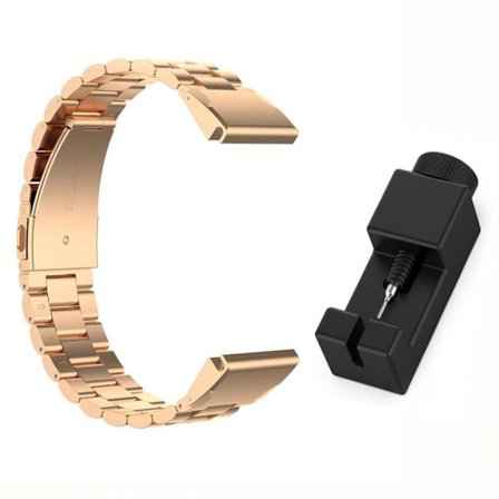 Garmin Fenix 5 enkelt klockarmband i rostfritt stål - Roséguld