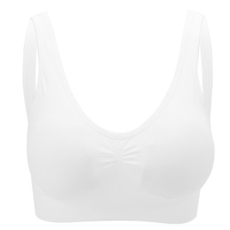 Langaton urheiluliivi naisille, pehmeä, hengittävä, jooga, kuntosali, juoksu, kuntoilu, valkoinen, koko M