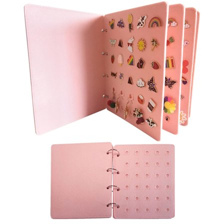 Förvaringsbok för smycken i filt