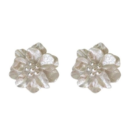 Pearl Blossom Øreringe Blomster Faux Perle Øreringe Blomsterformede Ørestikker Iøjnefaldende Kvinders Ornament Fest Smykker