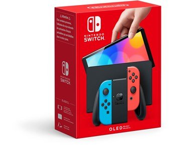 Switch OLED - Neon Red/Neon Blue - Fyndvara - Nintendo Switch 7" OLED med 64 GB lagring