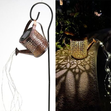 Solcelle LED vannkannelys A-MED BEKLEKK A-MED BEKSLAG