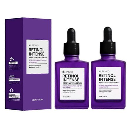 Retinol Intense Reactivating Serum – 30 ml – Förbättrar ålderstecken, minimerar porstorlek och förfinar hudens struktur