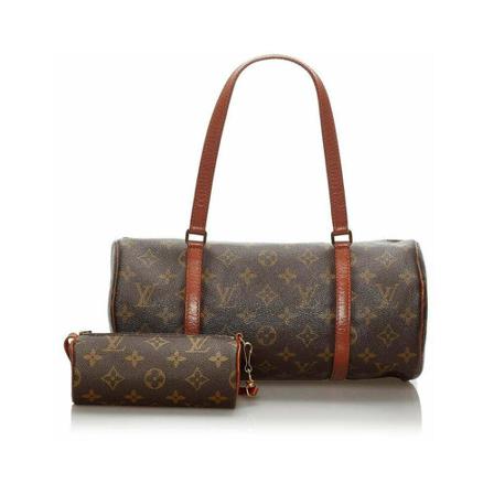 Louis Vuitton Vintage Louis Vuitton Monogram Papillon 30 -Pre Owned Condition Gently Loved Brun, Dame Vintage Tasker, Størrelse: ONE Size