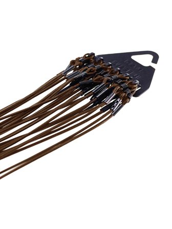 BA Optikk Leather String With Rubber End