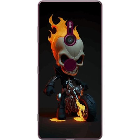 Kompatibelt Mobilskal till Sony Sony Xperia XZ3 Döskalle Motor