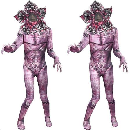Kids Stranger Things Demogorgon Monster Jumpsuits Cosplay Kostymer 7-8 Years