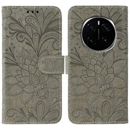 Kompatibel med Honor Magic7 Pro 5G Etui Blondeblomster PU Læder Flip Wallet Telefon Etui - lingling} Multicolor
