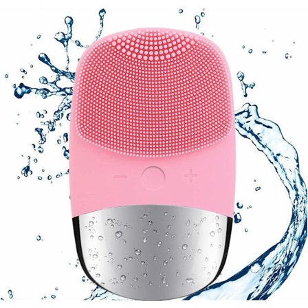 Sähköinen kasvojenpuhdistusharja, USB ladattava 3-in-1 vedenpitävä silikonikuorinta Sonic-värähtelyllä syväpuhdistukseen ja mustapäiden poistoon