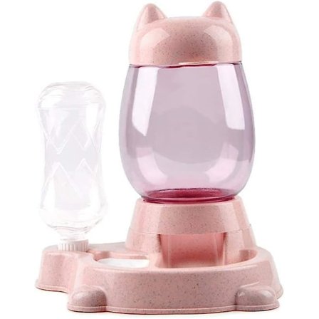 Vatten- och matdispenser för hundar och katter, automatisk vatten- och torrfoderdispenser