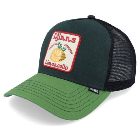 Djinns - Grön trucker Keps - Food Limoncello Olive/Grey Trucker @ Hatstore