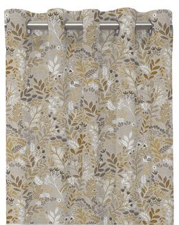 Öljettlängd med tryckt motiv Hage 2-pack Ocra - Linea