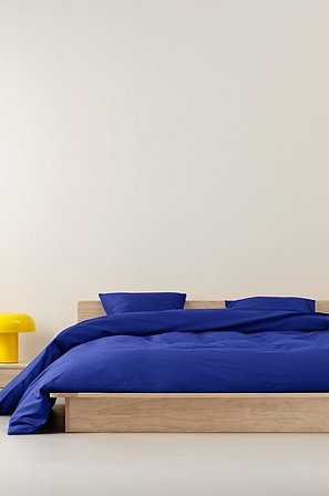 Jotex - Påslakanset Dubbelsäng Ekologisk Kobolt ZACK - Köp Dubbelsäng hos Jotex