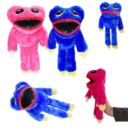Huggy Wuggy Plyschleksak Poppy Playtime Game Blå