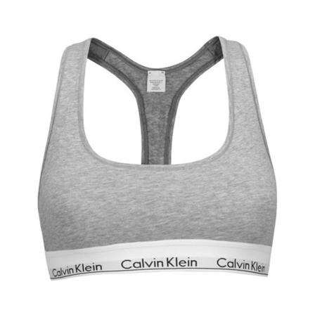 Calvin Klein, 0000F3785E Bralette TOP Szary, Kobieta, Rozmiar: M