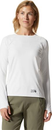 Mountain Hardwear Women ́s Crater Lake Long Sleeve long-sleeved training tops White XL
