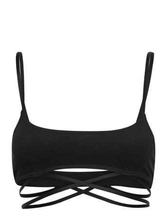Twiga Top Swimwear Bikinis Bikini Tops Bandeau Bikinitops Svart OW Collection