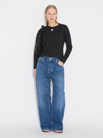 Holzweiler Regular Long Sleeve - Black - Women's - S