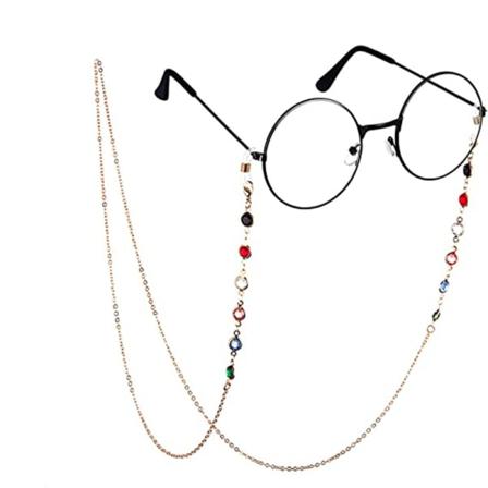 Glasögonkedja Flerfärgad
