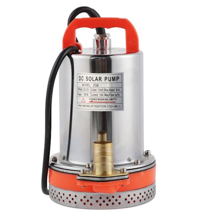 Dränkbar Pump Litet Batteri Solar Poolrengöring 8 meter Lyft 2,1 meter Kabel DC