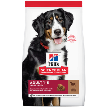 Hills Science Plan - Adult Large Breed Lamb & Rice - Dry Dog Food 14 kg - Hund - Hundefôr & hundemat - Tørrfôr for hund - ZOO.no