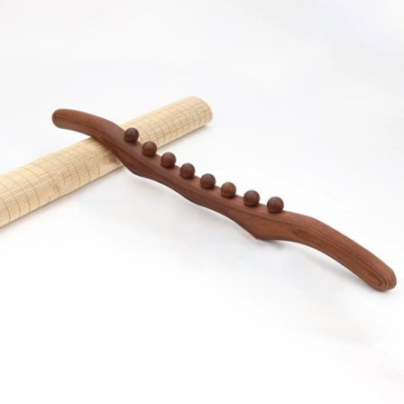 Massasjepinne i tre, multifunksjonelt tilbehør, bred anvendelse, profesjonell kvalitet, materiale, bærbar, slitesterk, bruk for hele kroppen