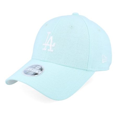 New Era - MLB Grön adjustable Keps - Los Angeles Dodgers Womens MLB Linen 9FORTY Mint Adjustable @ Hatstore