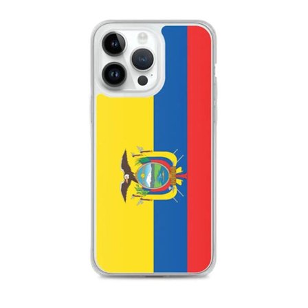 iPhone Cover - Multifarvet - Ecuador Flag - Fleksibel - TPU - Kompatibel med iPhone 14 Pro Max