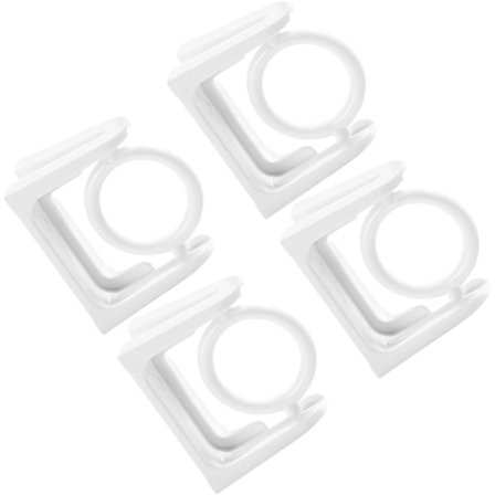 4 stk. runde krog vinduesåbner stang bruseforhængsstang bøjle