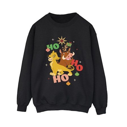 Lejonkungen Dam/Kvinnor Ho Ho Ho Sweatshirt 3XL Svart
