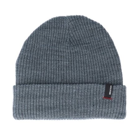 Brixton - Grå cuff Beanie - Heist Heather Grey Cuff @ Hatstore