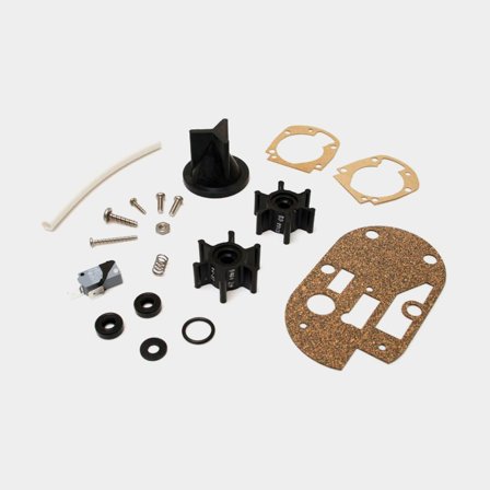 Kit de serviço Jabsco 29200, para sanitas marítimas manuais convertidas para elétricas