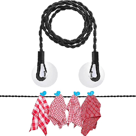 Tørrestativer Linjer, Justerbar Bærbar Flexo Line Rejse Vasketøjssnor, Velegnet Til Indendørs Og Udendørs Tørresnore