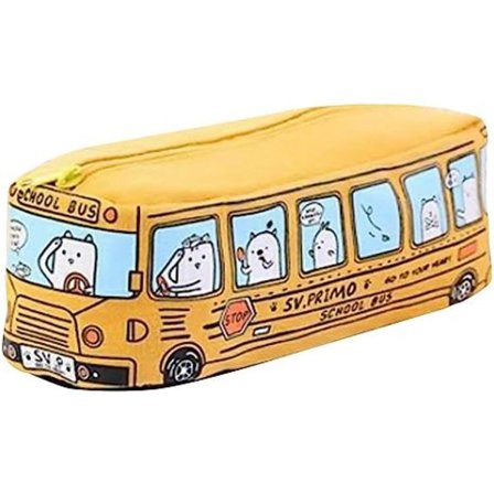 Oppilaiden koulubussin kynäkotelo, suuri kapasiteetti toimistotarvikelaukku, järjestäjä Z