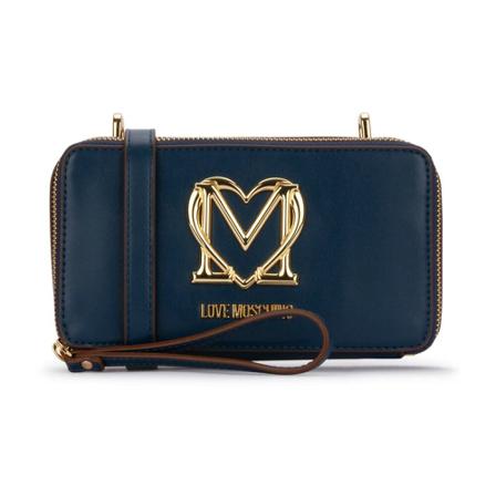 Love Moschino, Cross Body Bags Blauw, Dames, Maat:ONE Size