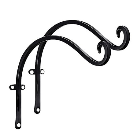 2 kpl 12 tuuman raskaan metalli ripustusruukku seinälle