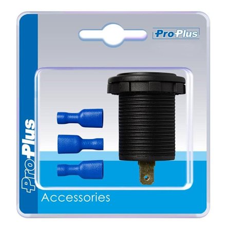 Indbygget digitalt volt-amperemeter 6-30V / 0-10A i blister