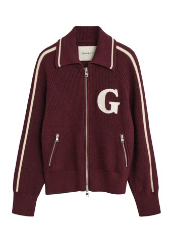 GANT | Gant Varsity Zip Cardigan | XS