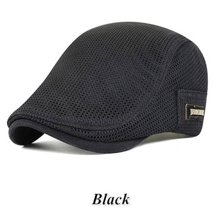 Cabbie Flat Cap Hengittävä Mesh Newsboy Beret Ivy Cap