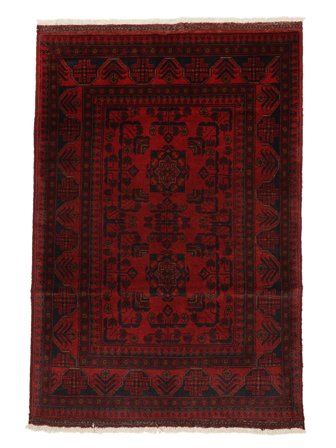 Medallón Pequeño Afghan Khal Mohammadi Alfombra 101X149 Lana