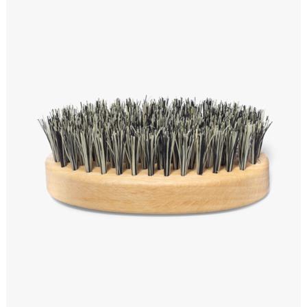 Mountaineer Brand Oval Beechwood Vegan Cactus Brush Transparent
