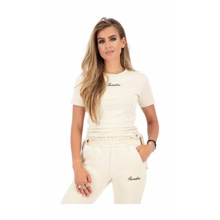 Reinders, Smoked T-shirt Creme Beige, Dames, Maat:L