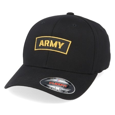 Army Head - Black flexfit Czapka Z Daszkiem - Army Insignia Black Flexfit @ Hatstore